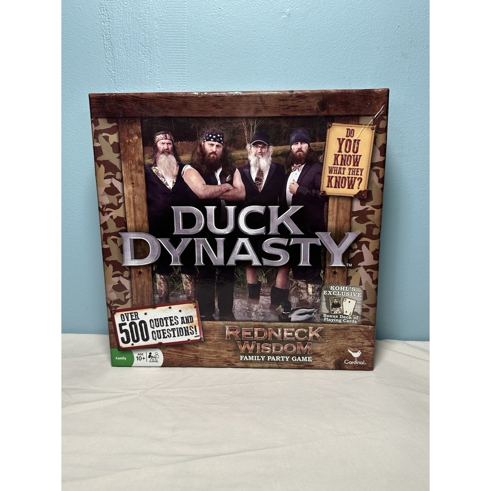 Duck Dynasty Redneck Wisdom Board Game New In Box Over 500 Quotes Made In USA